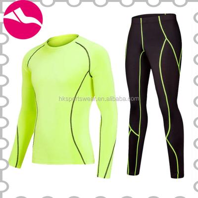 China Antibacterial Custom Famous Brand Fabric Men's Gym And Workout Wear, Polyester And Spandex Dry Fit Training And Jogging Sets for sale