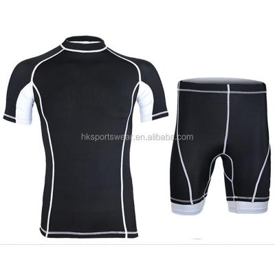 China Antibacterial Gym Wear Mens Nylon Pants, Custom Quick Dry Sports Wears, Mens Fitness Tops And Bottoms for sale