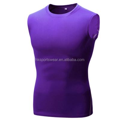 China CoolDry Antibacterial Running Shirts , Breathable Sports Workout Tops , Mens Gym Wear for sale