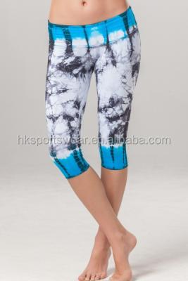 China Quality yoga anti-static quick dry pants, women yoga wear, printed yoga gaiters for sale