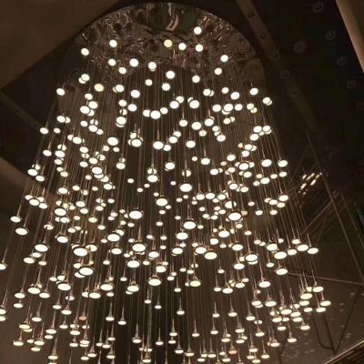 China New Design Modern Round Lobby Hall Banquet Project Custom Large Crystal Led Chandelier for Luxury Hotel for sale