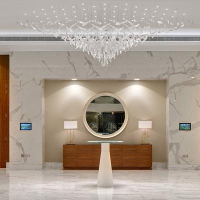 China Competitive Price Modern Decoration Luxury Hotel Lobby Club Feast Custom Glass Modern Led Pendant Light for sale