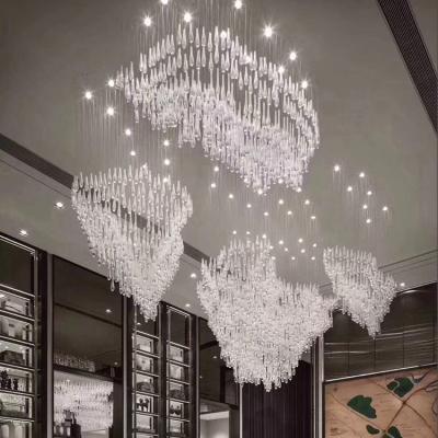 China Wholesale Price Modern Showroom Hotel Hanging Customized Modern Luxury Led Chandelier Light for sale