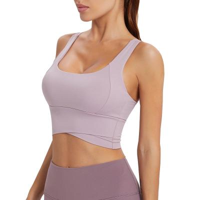 China Breathable Thermostatic Apparel Gym Sports Underwear Wicking Yoga Functional Bras for sale