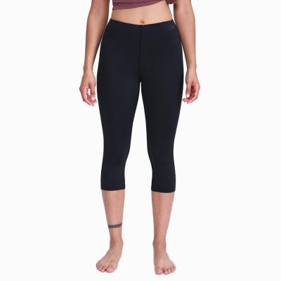 China Breathable Functional High Waist Cropped Pants Sport Running Yoga Pants For Women for sale