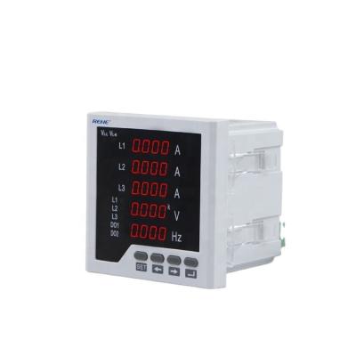 China SUCHEN Series 3 Phase AC/DC Frequency Current-Voltage Combination Digital Combo Meter 3 Phase Electrical Panel Box CN-3UIF35 for sale