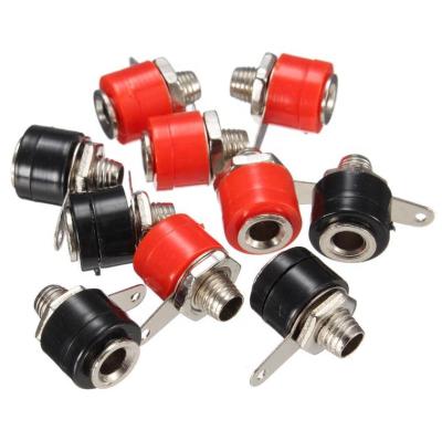 China Other 4mm Banana Plug Female Connector Banana Jack Connector Red Green Blue Yellow Yellow for sale