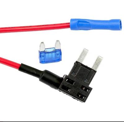 China Plastic Add-a-Circuit Fuse Holder Mini Micro TAP Adapter 12V ATM APM Low-Profile Plastic Fuse for sale