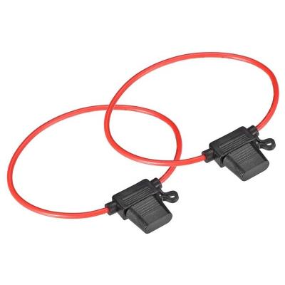 China 14AWG Automotive Car Fuse Holder Integrated Waterproof Fuse Holder Black For ATC/ATO Fuse ST-203-015 for sale