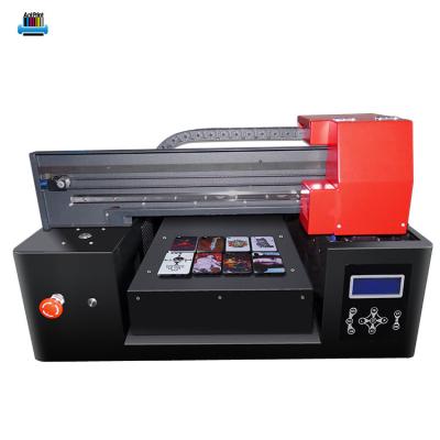 China phone case advertising store label acrylic printer xp600 art printers xp600 uv flatbed a3 uv flatbed printer for sale