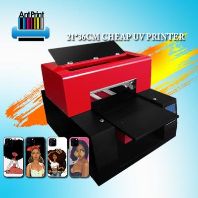 China AntPrint Best Hotels A4 UV Flatbed Printer For Phone Cover Phone Case Mini UV Printer-Smallest Printing UV Printer for sale