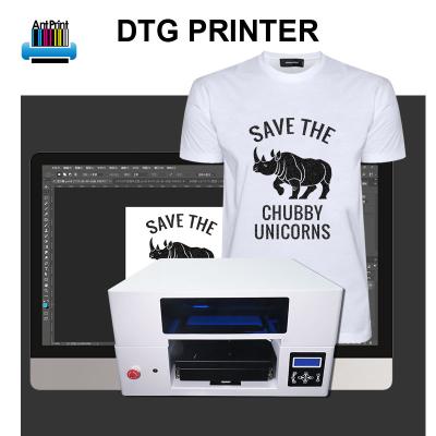 China Dx5 dtg t-shirt textile printer direct to garment a3 dtg textile printer no pre-treatment for t-shirt for sale