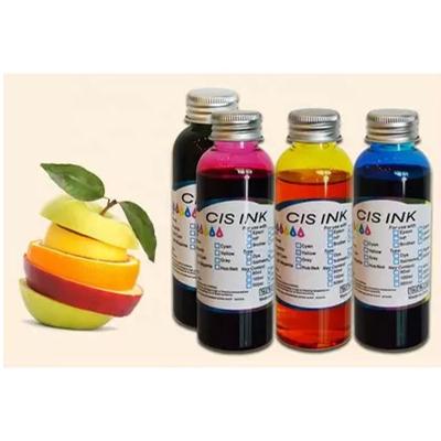 China For Natural Edible Inkjet Food Printer Coffee Printer Ink 4 or 6 Colors CMYKLcLm Edible Ink for sale