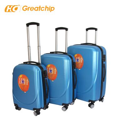 China Top Hot Sale Waterproof Luggage Trolley Bag Ultralight Luggage Zipper , ABS Luggage Trolley for sale