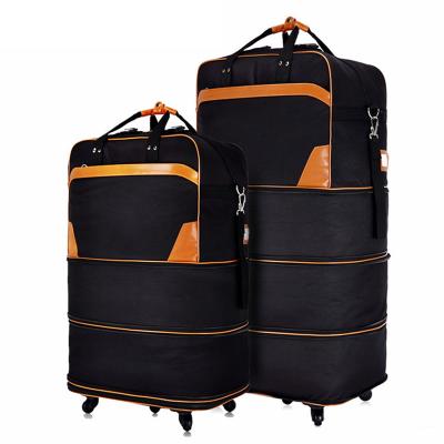 China OXFORD Fashion Travel Bag Urban Space Material Long Expandable With Trolley for sale