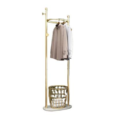 China Convertible Office Coat Rack Freestanding Bracket Movable Coat Rack With Marble Chassis for sale