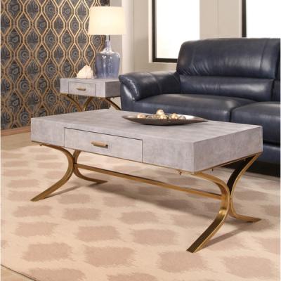 China Modern Fashion Design Living Room Bedroom Furniture Velvet Table Top Coffee Table (Other) Nordic Adjustable Coffee Table With Storage Metal Legs for sale