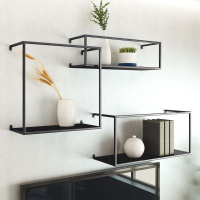 China Nordic Simple Modern Acrylic Bedroom Furniture Frame Corrosion Protection Display Racks Metal Display Racks Hanging Living Room Decorative for sale