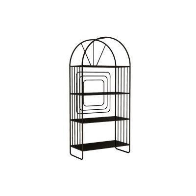 China Sustainable Kitchen Shelves Three Layers Of Small Birdcage Design Storage Metal Shelf for sale