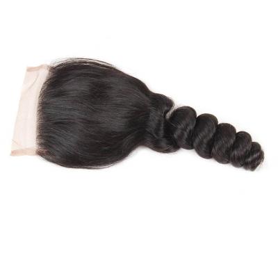 China Best Quality Best Price HD Wave Lace Middle Wave Part Cheap Regular Deep Curly Free Part Closure 4x4 5x5 6x6 Three Part Lace Closure Hair for sale