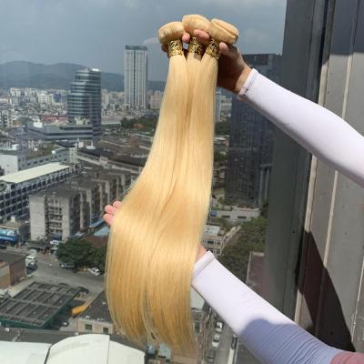 China Yes Hair XBL Cuticle Aligned Blonde Straight Hair, Full End Brazilian Hair, Raw Cuticle Aligned Unprocessed Brazilian Virgin Hair for sale