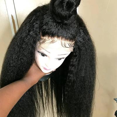 China Afro Kinky Curly Hair XBL Afro Hair Wigs, Peruvian Curly Afro Hair Lace Front Wigs, Afro Kinky Cuticle Aligend Curly Hair Afro Hair Piece for sale