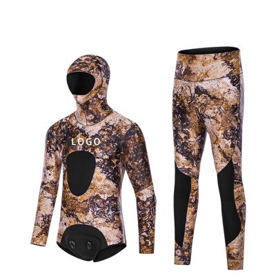 China Factory Wholesale Antibacterial Custom Made Fish Hunting Long Sleeve Neoprene Smooth Skin Wetsuit For Men for sale