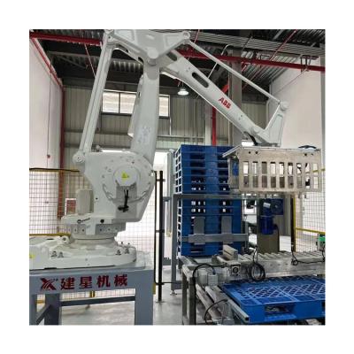 China New High Efficiency Carton Box Palletizer Robot Line For Filling Sealing And Packing Production for sale