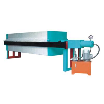 China Sewage Treatment And Frame Cooking Oil Filter Machine /Edible Oil Plate Filter Press Machine for sale