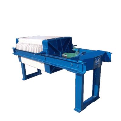 China Sewage Dewatering Small Manual Chamber Filter Press for sale