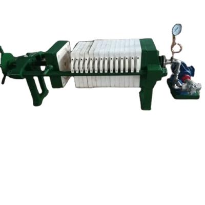 China Sewage dewatering durable manual jack filter press for coconut oil for sale for sale