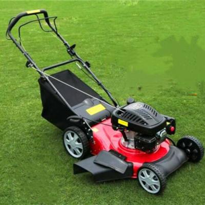 China Steel Lawn Mower Chasis Single Hand Push Self Propelled Farm 173cc Four Stroke Gasoline for sale