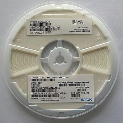 China TDK MPZ2012S102ATD25 Ferrietkralen 0805 1000ohms 1500mA Power Line AEC-Q200 Te koop