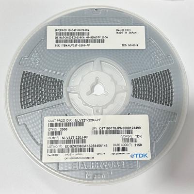 Κίνα NLV32T-220J-PF RF TDK επαγωγείς - SMD επαγωγείς σπείρες 1210 (3225 μετρικά) προς πώληση