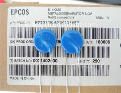 Chine B72580V350K72 MLV Varistors Epcos Varistors / Tdk Varistor à vendre