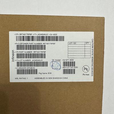 China IRF7401TRPBF  INFINEON N-Channel MOSFET  SO-8 20V 5.7A low on-resistance, high current handling, and efficient switchin for sale