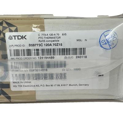 China B59773C0120A070 (C773_ICL) TDK/EPCOS PTC (Positive Temperature Coefficient) thermistor  100% original and imported for sale