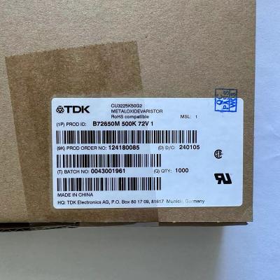 Cina B72650M0500K072   EPCOS/TDK  SMD Disk Varistors in vendita