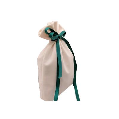 China 100% Eco-Friendly Customized Organic Natural Soap Velvet Drawstring Bags for sale