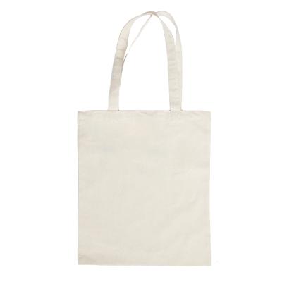 China Thin Canvas Tote Bag Light Soft Linen Tote Bag Washable Natural Plain Tote Bag for sale