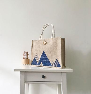 China Good Quality Eco-Friendly Creative Purchasing Jute Tote Bags Dust Bag For Handbags Eco-Friendly Handbag for sale