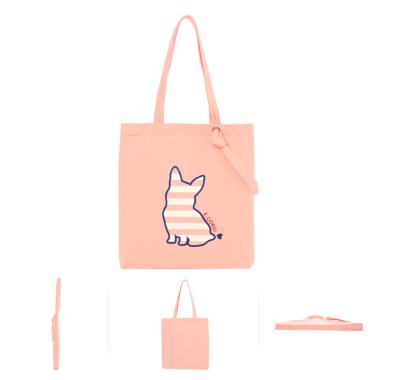 China Other Favor Sales Color Satchel Pink Cotton Tote Bag For Women Shopping for sale