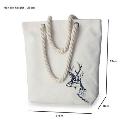 China Recyclable Cotton Handbags Jute Handbags For Women Canvas Handbag for sale