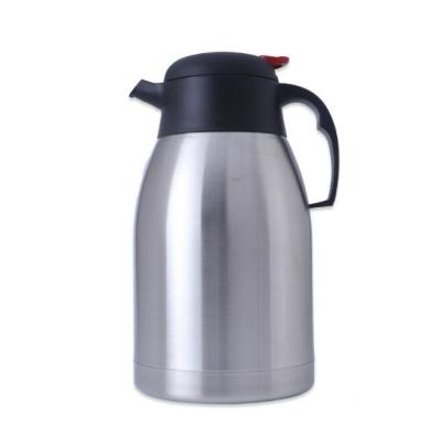 China WITH LID 2022 New Design 1.2L / 1.8L Vacuum Carafe Coffee Insulated Hot Pot Teapot Eco - Friendly Stainless Steel for sale