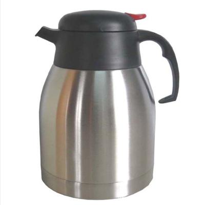 China Durable 1.2L 1.5L 2.0L Hot Water Pot Coffee Vacuum Jug Stainless Steel Coffee Pot With Lid for sale