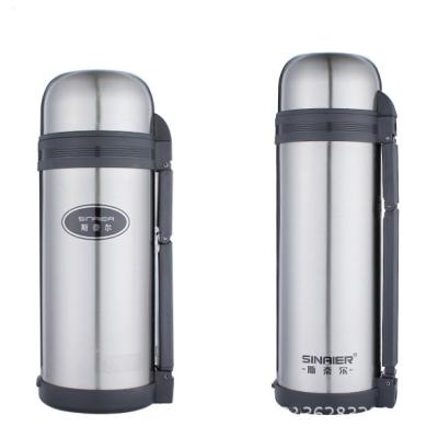 China BSCI Double Wall Stainless Steel Insulated Travel Pot Sustainable Plant Different Capacity With Handle for sale