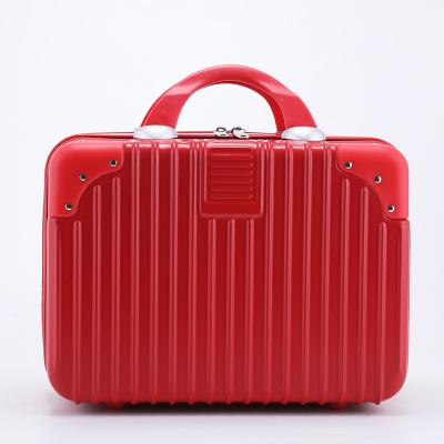 China ABS Pull Rod Box Small Suitcase Portable 14 Inch Makeup Bag Female Carry On Luggage for sale