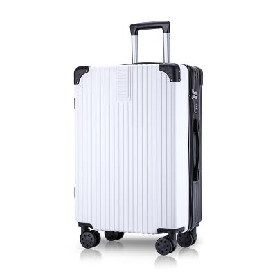 China Unisex Multifunctional ABS Student Hand Luggage Suitcase Trolley Suitcase Sets With 4 Spinners 360 Degree Wheels for sale