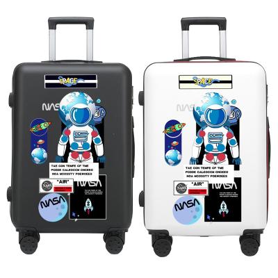 China ABS Shape Astronaut 4pcs Set Cartoon 20 22 24 26 28 Inch Hand Luggage And 14 Inch Cabin Luggage Kids Luggage Sets for sale