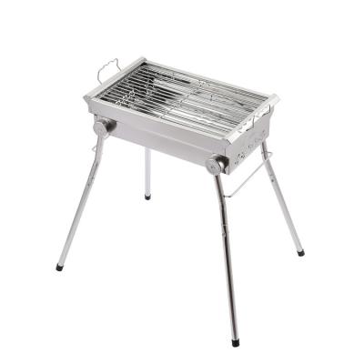 China Easily Assembled Outdoor BBQ Tool Easily Assembled Portable Folding BBQ Grill Camping Charcoal Collapsible Grill for sale